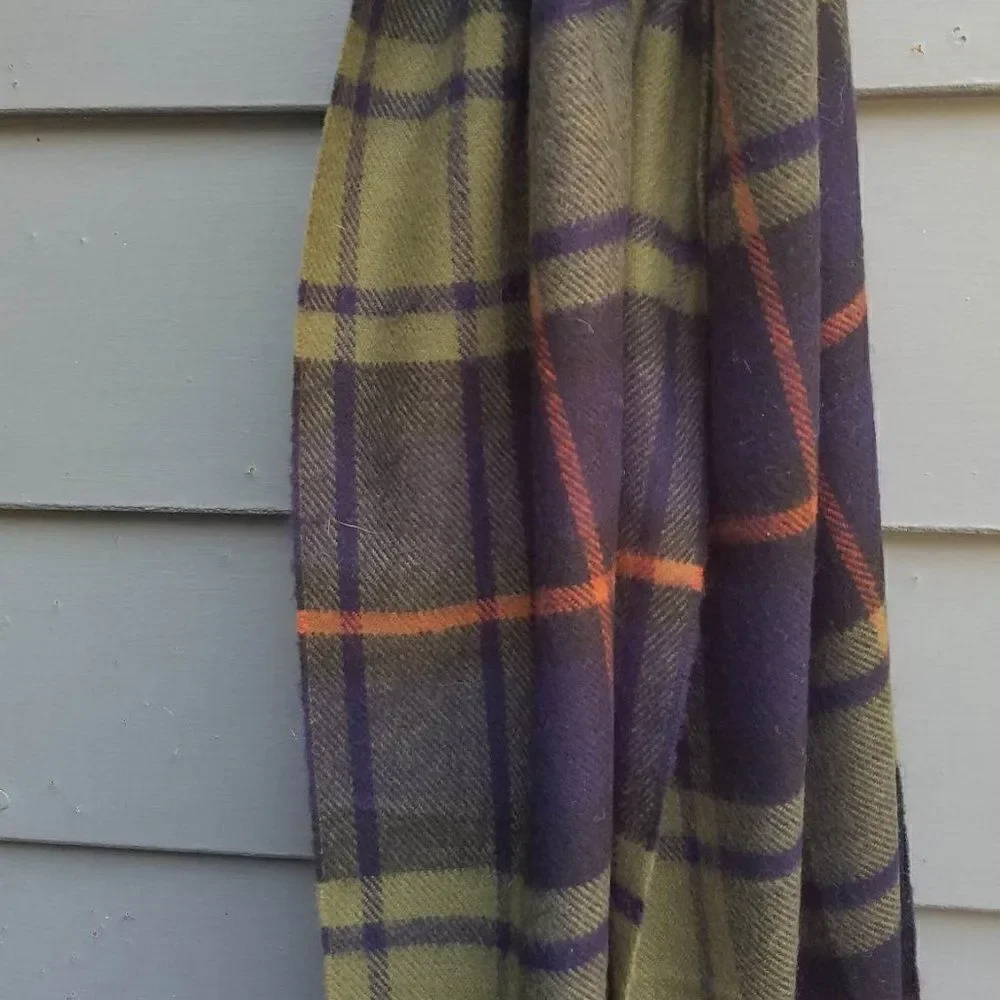 Cashluxe Acrylic Plaid Scarf